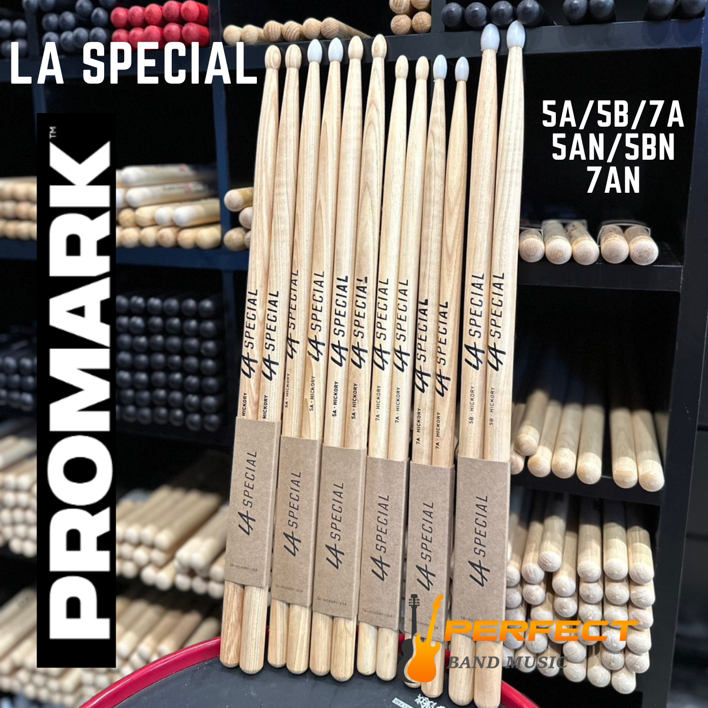 LA Special ไม้กลอง LA Special by Promark 5A 7A 5B